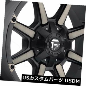 ホイール 4本セット 4-新しい20インチフューエルカプラーD556ホイール20x9 5x4.5 / 5x5 / 5x12  7 1個の黒い