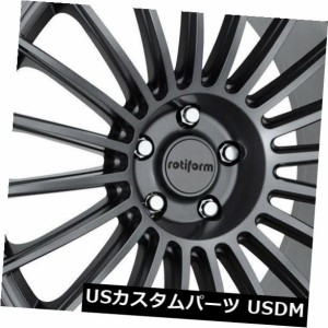 ホイール 4本セット 4-新しい19インチRotiform BUC R154ホイール19x8.5 5x112 45 GunMetal Rim