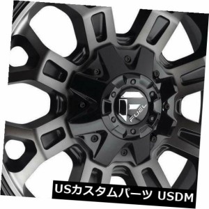 ホイール 4本セット 4-新しい18インチフューエルクラッシュD561ホイール18x9 5x4.5 / 5x5 / 5x12  7 1黒い機