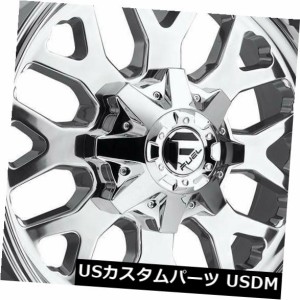 ホイール 4本セット 4-新しい20インチの燃料Titan D586ホイール20x12 6x135 / 6x5.5 -43研磨リム  4-N