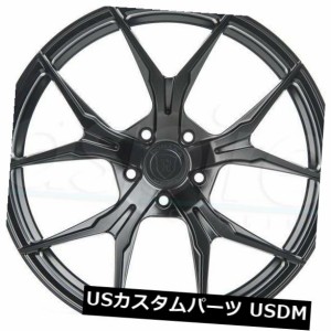 ホイール 4本セット 4-新しい19インチRohana RFX5ホイール19x8.5 / 19x9.5 5x112 25/30ブラックスタッ