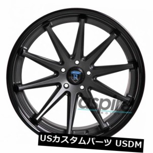 ホイール 4本セット 4-新しい22インチRohana RC10ホイール22x9 / 22x10.5 5x112 30/40マットブラックス