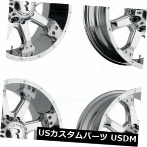 ホイール 4本セット 16x8 Raceline 991C Assault 8x170 0 Chromeホイールリムセット（4）  16x8