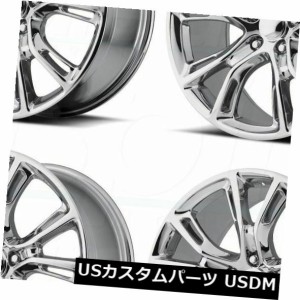 ホイール 4本セット 22x9 PR137フィットジープグランドチェロキーSRT8 5x5 / 5x127 34クロムホイールセット（4） 