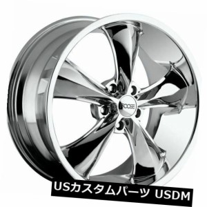 ホイール 4本セット 17x8 ET1 Foose F105 Legend 5x114.3 Chromeホイール（4個セット）  17x8 