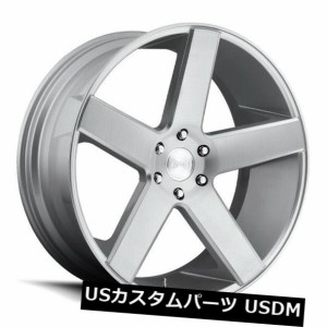 ホイール 4本セット 22x9.5 ET31ダブS218バラー6x139.7起毛シルバーリム（4個セット）  22x9.5 ET31 Dub