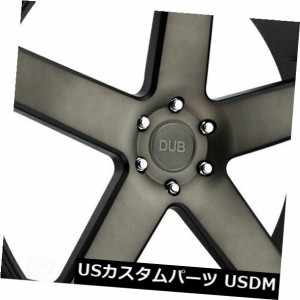 ホイール 4本セット 22x9.5 ET31ダブS116バラー6x135ブラックマシニングホイール（4個セット）  22x9.5 ET31 