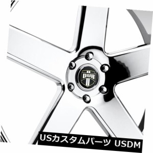 ホイール 4本セット 24x10 ET31ダブS115バラー6x135クロームリム（4個セット）  24x10 ET31 Dub S115 