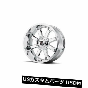 ホイール 4本セット 22x10 XDシリーズBY KMCホイールバック25 8x170 ET-18クロームホイール（4個セット）  22x