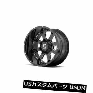 ホイール 4本セット 22x10 XDシリーズBY KMCホイールバック25 8x170 ET-18ブラックミルドホイール（4個セット）  