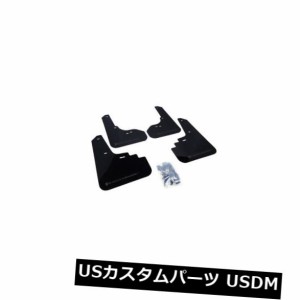 ラリーアーマーブラックマッドフラップ付き2005-2009レガシィ/レガシィアウトバック用グレーロゴ入り 