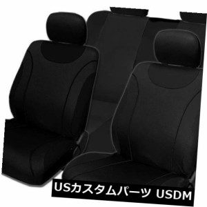 スバルの新しい柔らかい黒い布のカートラックのシートカバーギフトフルセット 