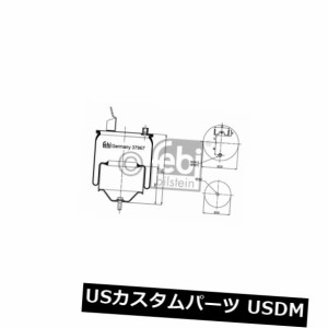 ベローズエアサスペンションリアアクスルリバーシブル -  Febi BILSTEIN 37967 