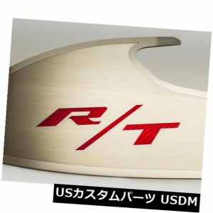 ダッジチャレンジャードアバッジ起毛「RT」スタイルポリッシュレターレッド 