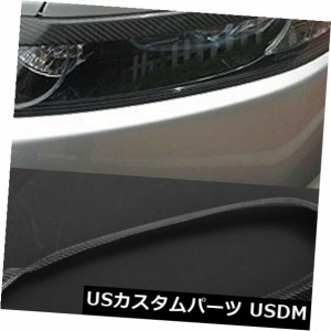 Honda Odyssey 03+用カーボンファイバーヘッドライトカバー眉毛まぶたトリムステッカー 