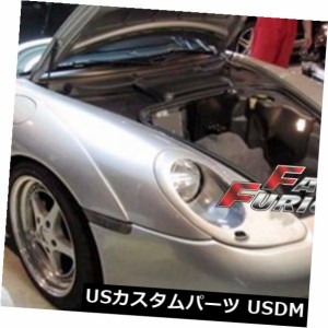 ポルシェ996911ボクスター986ヘッドライトカバーアイリッドトリム用1ペア 