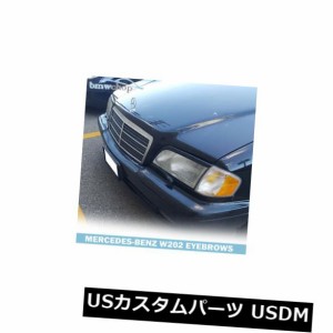 メルセデスベンツCクラスW202ヘッドライトまぶた眉毛93+用に塗装 