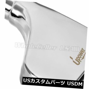 ステンレススチール製スクエア排気チップ2.25 "インレット2" x7.6 "-10"ロングフィットカマロスタイル 