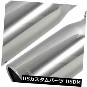 2xエキゾーストチップ4 "インレット5"アウトレット12 "ステンレススチールテールパイプのロングボルト 