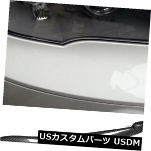 カーボンファイバーヘッドライトアイリッドアイブロウトリムカバー2ピースBMW X5 E70 2007-2013 