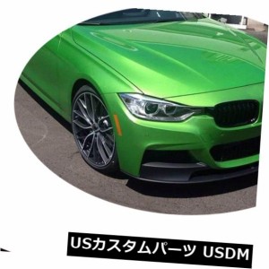 BMW F30 320i 328i 335i 13-17フロントバンパーリップスプリッターカーボンファイバーリフィットに適合 