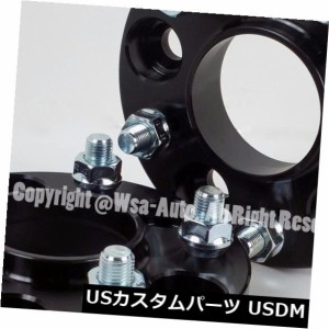 2個入りブラックホイールスペーサー5X114.3 | 66.1 CB | 12X1.25 | 日産インフィニティ用30MM 