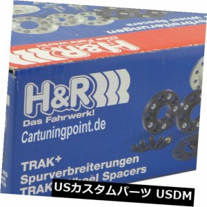 H＆amp; rホイールスペーサーABEスマート18mmブラックB53570-18 