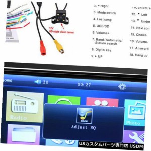 ダブル2Din 7 "ダッシュブルートゥーステレビラジオ+カメラで車ステレオMP3プレーヤーHD 