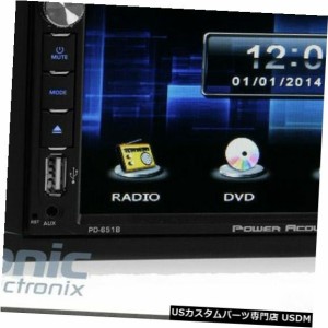 Power Acoustik 6.5？ 2001/2005 Honda Non-SE / Si向けDVD / CDプレーヤーインダッシュレシーバー 