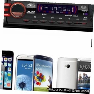 ワイヤレスカーステレオオーディオ1 DINインダッシュFM AUX入力レシーバーSD USB MP3ラジオ 