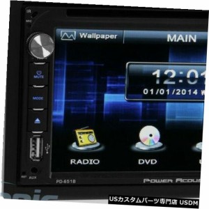 Power Acoustik 6.5？ 2009/2011ダッジラム1500用DVD / CDプレーヤーインダッシュレシーバー 