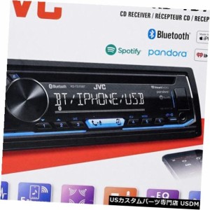 JVC KD-TD70BT 1-DINカーステレオIn-Dash CD MP3レシーバー、Bluetooth内蔵 