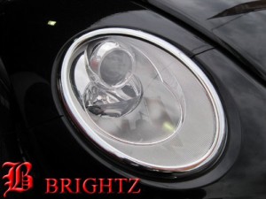 BRIGHTZ ニュービートル 9C 後期 メッキヘッドライトリング HEAD−027