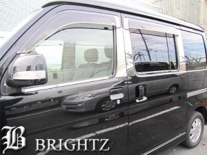 BRIGHTZ アトレーワゴン S320G S330G 超鏡面ステンレスメッキウィンドウモール 4PC 有用 WIN−SIL−028