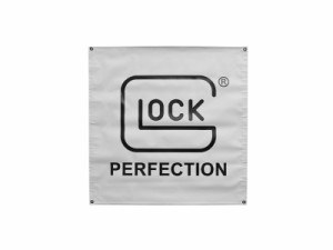 GLOCK バナー PERFECTION BANNER/White (91.4×91.4 cm)