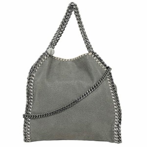 ステラマッカートニー チェーン ショルダーバッグ グレー シルバー ファラベラ 371223 ポシェット 中古 STELLA McCARTNEY  斜め掛け 肩掛