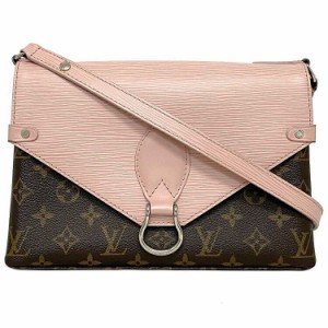 ルイヴィトン LOUIS VUITTON サン ミシェル M44033 モノグラム エピ ショルダーバッグ モノグラムキャンバス ローズバレリーヌ ピンク 美品