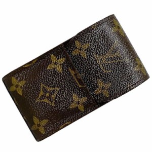 ルイ ヴィトン タバコケース エテュイ シガレット ブラウン モノグラム M63024 美品 中古 CT0969 LOUIS VUITTON 煙草 小物入れ アイコス