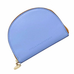 ステラマッカートニー コインケース ライトブルー オレンジ ゴールド 700258 w8857 4008 未使用 美品 レザー Sランク STELLA McCARTNEY 