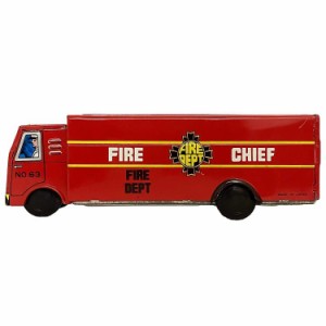 消防車 おもちゃ 自動車 乗り物 ブリキ 中古 玩具 ヴィンテージ 昭和 レトロ FIRE DEPT CHIEF コレクション レア 昭和レトロ トイ インテ