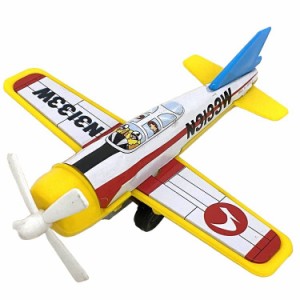 プロペラ機 おもちゃ ヘリコプター 飛行機 ブリキ プラスチック 中古 玩具 ヴィンテージ 昭和 レトロ アメリカン 飛行機 イエロー 黄色 