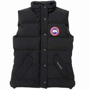 カナダグース ダウンベスト ブラック 2832L 未使用 レディース XS ナイロン ダウン フェザー  Sランク CANADA GOOSE アウター 女性 ベス