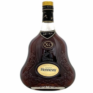 ヘネシー XO Hennessy 金キャップ クリアボトル 旧ラベル ヴィンテージ 酒 洋酒 レア コニャック 未開封 未開栓 内容量 700ml アルコール