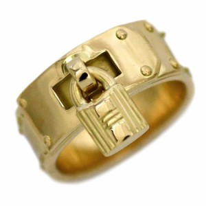 エルメス ケリー リング YG イエローゴールド 指輪 公式リペア 新品 仕上げ済み 750 K18 Sランク HERMES ジュエリー ヴィンテージ 金 K18
