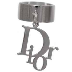 クリスチャン ディオール ロゴ リング シルバー ec-20016 指輪 14号 美品 メタル 中古 Christian Dior ジュエリー アクセサリー 幅広 7 