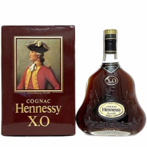 ヘネシー XO Hennessy コニャック 未開封 未開栓 内容量 750ml アルコール度数 40％ 金キャップ クリアボトル 酒 洋酒 ヴィンテージ コレ