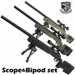 【お得なスコープ＆バイポッドセット】S&T M40A3 スポーツライン エアーコッキング ライフル（各カラーあり）【180日間安心保証つき】