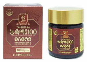 6年根紅参100%濃縮液 100g（1ヶ月分）ジンセノサイドRg1+Rb1+Rg3…12mg/3g（1日摂取量）　韓国健康食品