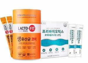 [鍾根堂] Lacto-fit 鍾根堂健康 生乳酸菌 コア 60包(2ヶ月分）生存力強化乳酸菌、家族の健康乳酸菌 5属乳酸菌を含む プレバイオティクス