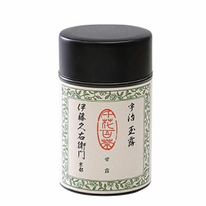 伊藤久右衛門 宇治茶 高級玉露 茶葉 甘露 100ｇ缶入 煎茶道御家元ご利用茶 一番茶